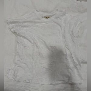 NWOT Madewell dolman sub crewneck t white size M